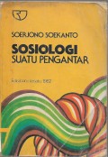 Sosiologi Suatu Pengantar