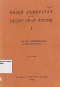 DASAR-DASAR PEMBUATAN dan RESEP-RESEP OBAT SUNTIK I