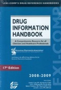 Drug Information Handbook 17th Edition