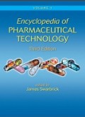 Encyclopedia of PHARMACEUTICAL TECHNOLOGY Third Edition