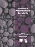 Handbook of Pharmaceutical Excipients FIFTH Edition