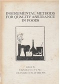 Instrumental Methods for Quality Assurance In Foods