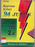KURSUS KILAT 24 JURUS : Lotus 123 2.4