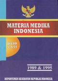 MATERIA MEDIKA IDONESIA JILID V & VI