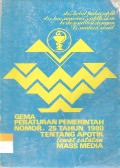 Gema Peraturan Pemerintah Nomor 25 Tahun 1980 Tentang Apotik