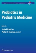 Probiotics in Pediatric Medicine