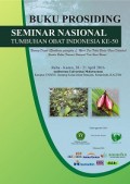 Prosiding Seminar Nasional Tumbuhan Obat Indonesia Ke-50 Tahun 2016