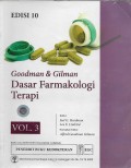 GOODMAN & GILMAN : DASAR FARMAKOLOGI TERAPI Volume 3(2012)