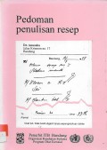 Pedoman Penulisan Resep