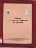 PEDOMAN PELAYANAN KEFARMASIAN DI PUSKESMAS